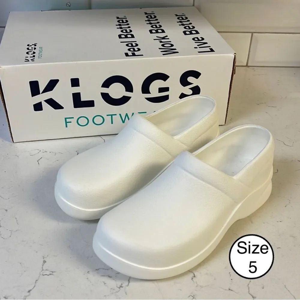 KLOGS Boca Women’s Size 5 White Slip Resistant